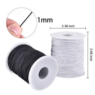 Zealor elastic string cord, zealor 2 roll 1 mm elastic thread beading string  cord for jewelry