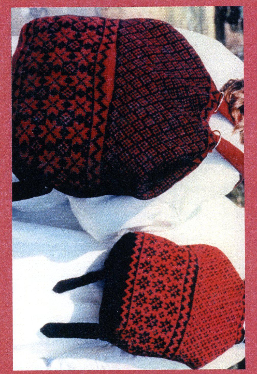 Two Old Bags knitted back packs - two old bags knitting pattern