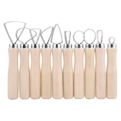 HEEPDD 10 piece ceramic clay tools pottery sculpting carving tool set for beginners pottery modeling clay sculpture