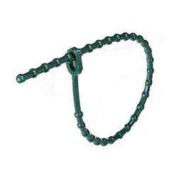 DYNO 10ct green heavy duty christmas garland ties for attaching lights & decorations