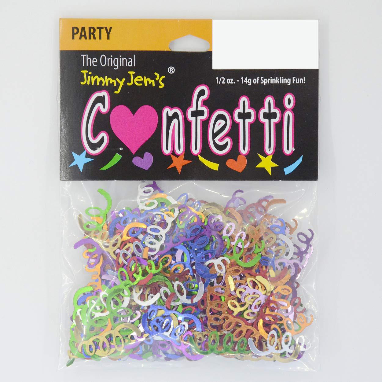 Jimmy Jem\'s confetti streamer multicolors - retail pack #9666 qs0