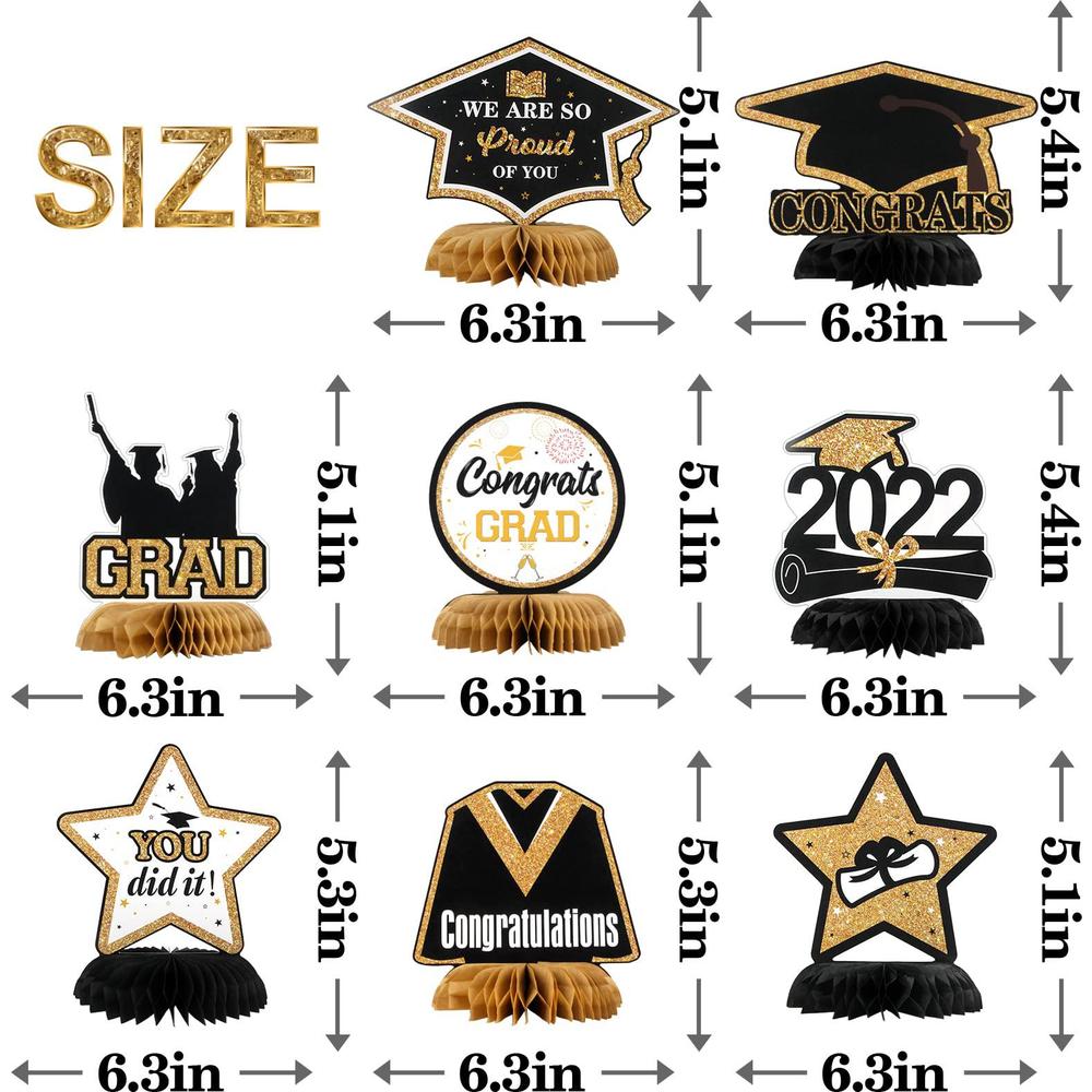 RoadSea rosesea congrats 2022 honeycomb centerpieces - 2022 graduation ...