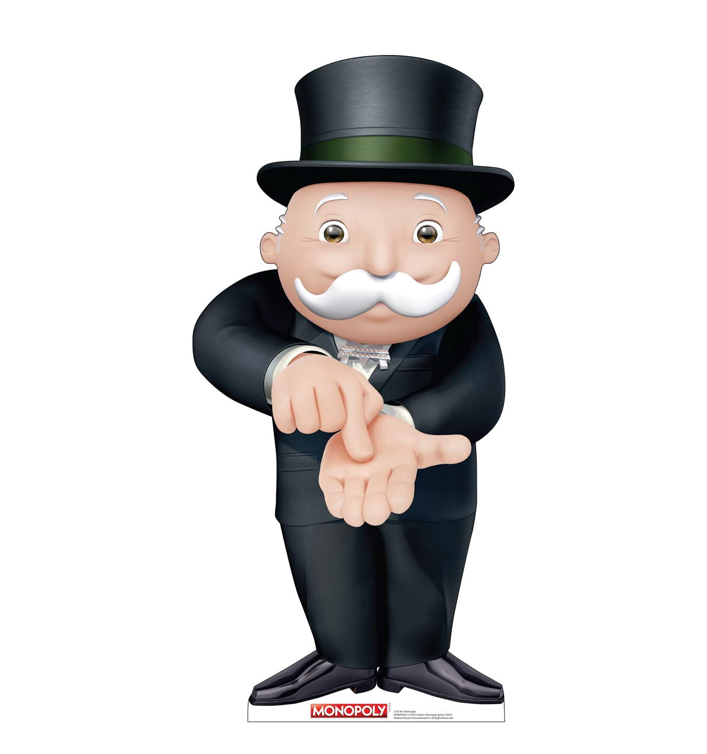 Cardboard People Advanced Graphics 5102 48 x 23 in. Mr. Monopoly Life-Size Cardboard Cutout
