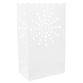 CleverDelights cleverdelights white sunburst luminary bags - 10