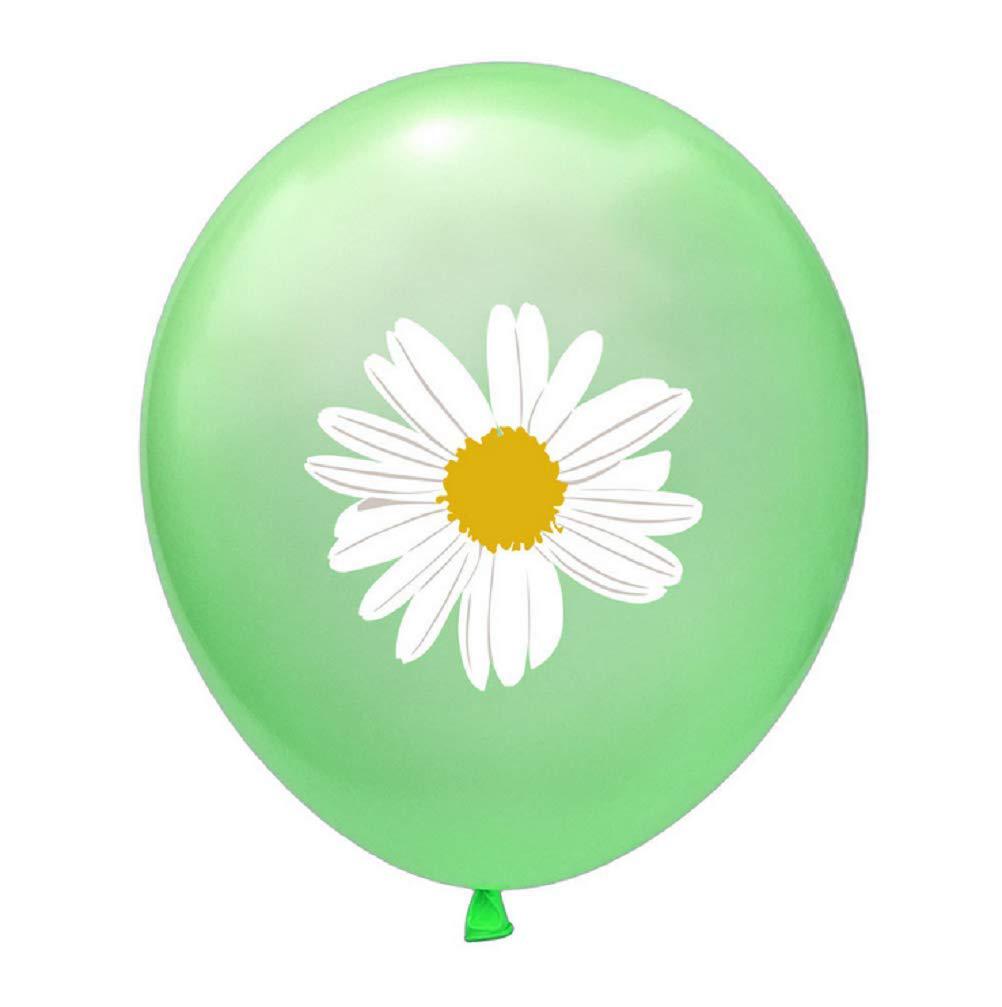 taotenish 20pcs latex balloons daisy flower balloons party balloons decorative balloons for photo shoot, kids birthday, wedding party f