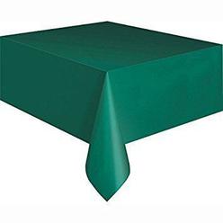 Party Inc PACK OF 12 Disposable Plastic Tablecloths, 54 x 108 (GREEN) by Party!
