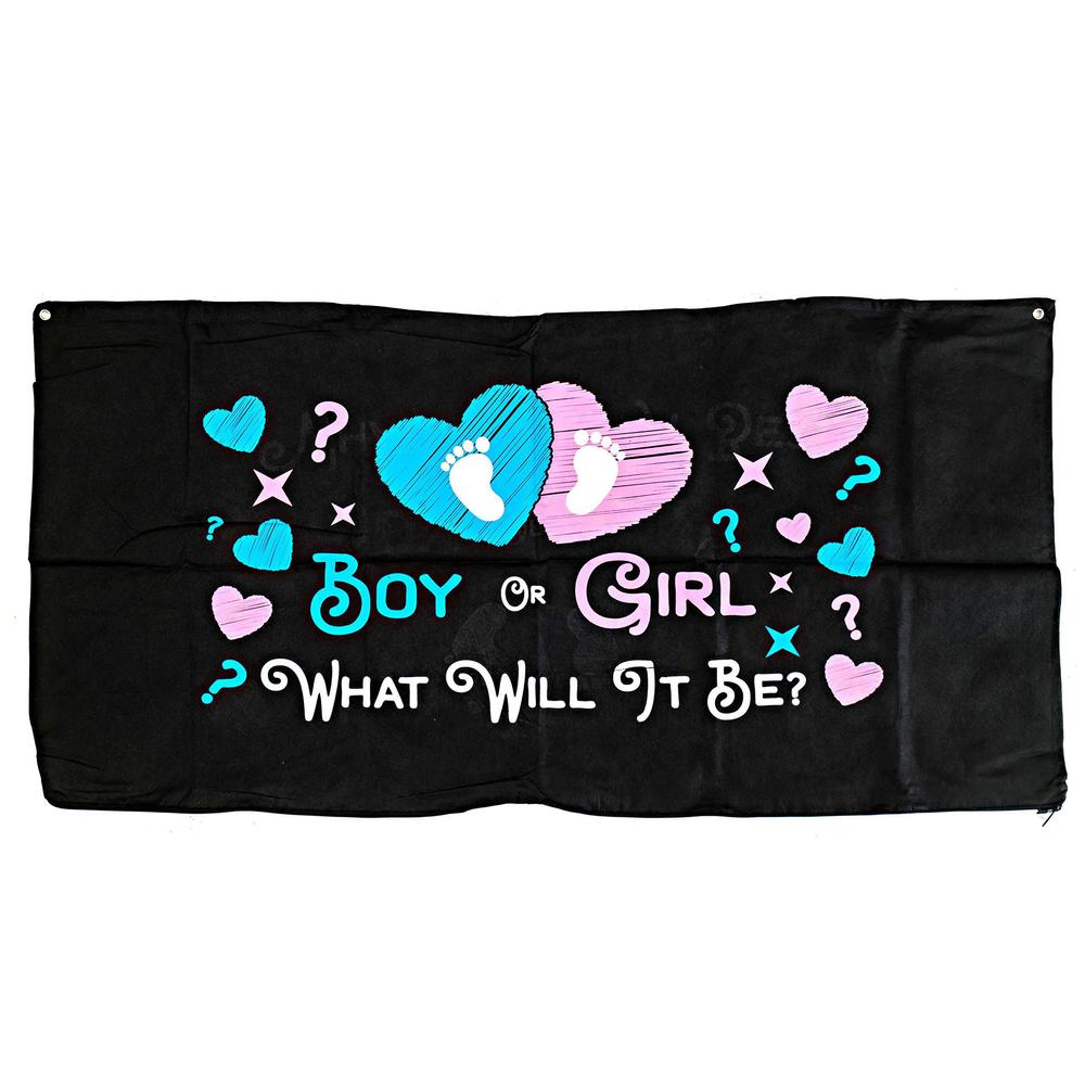 Ultimate Party Supplies gender reveal balloon bag drop | boy or girl what will it be | balloon zipper bag drop | gender reveal ideas | ultimate party