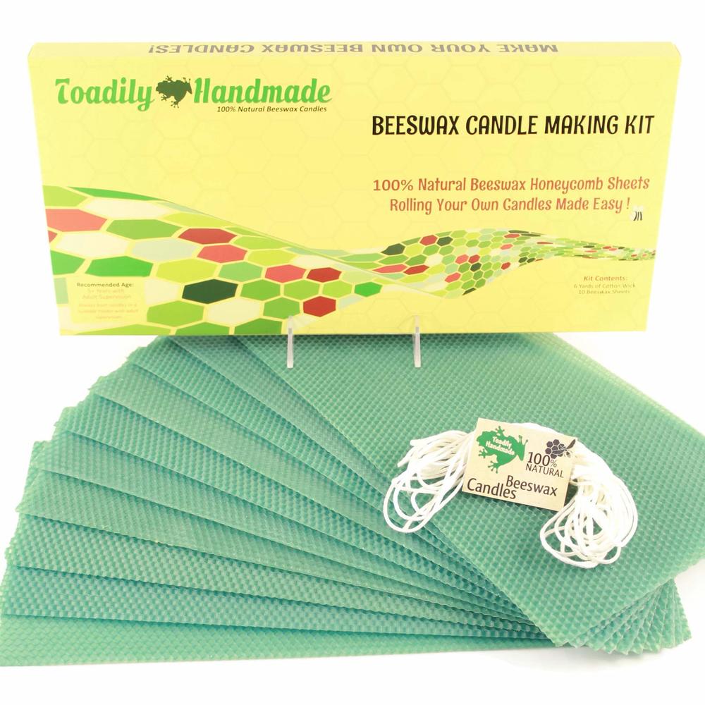 Toadily Toadily Handmade Beeswax Candles make your own beeswax candle kit ...
