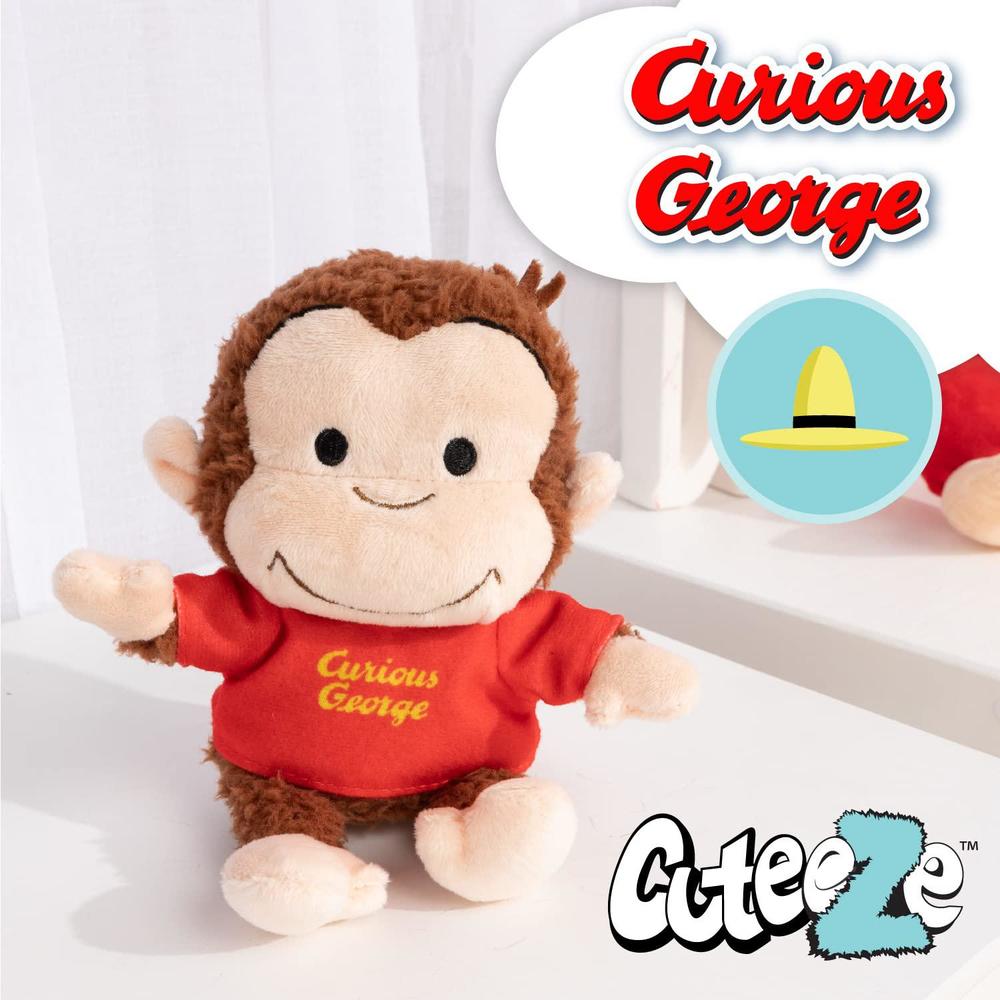 First Size George Baby PBS Kids curious george kids preferred cuteeze monkey stuffed animal ...