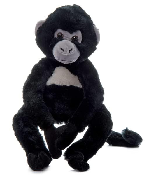 the petting zoo spider monkey stuffed animal plushie, gifts for kids, wild onez zoo animals, monkey plush toy, 12 inches