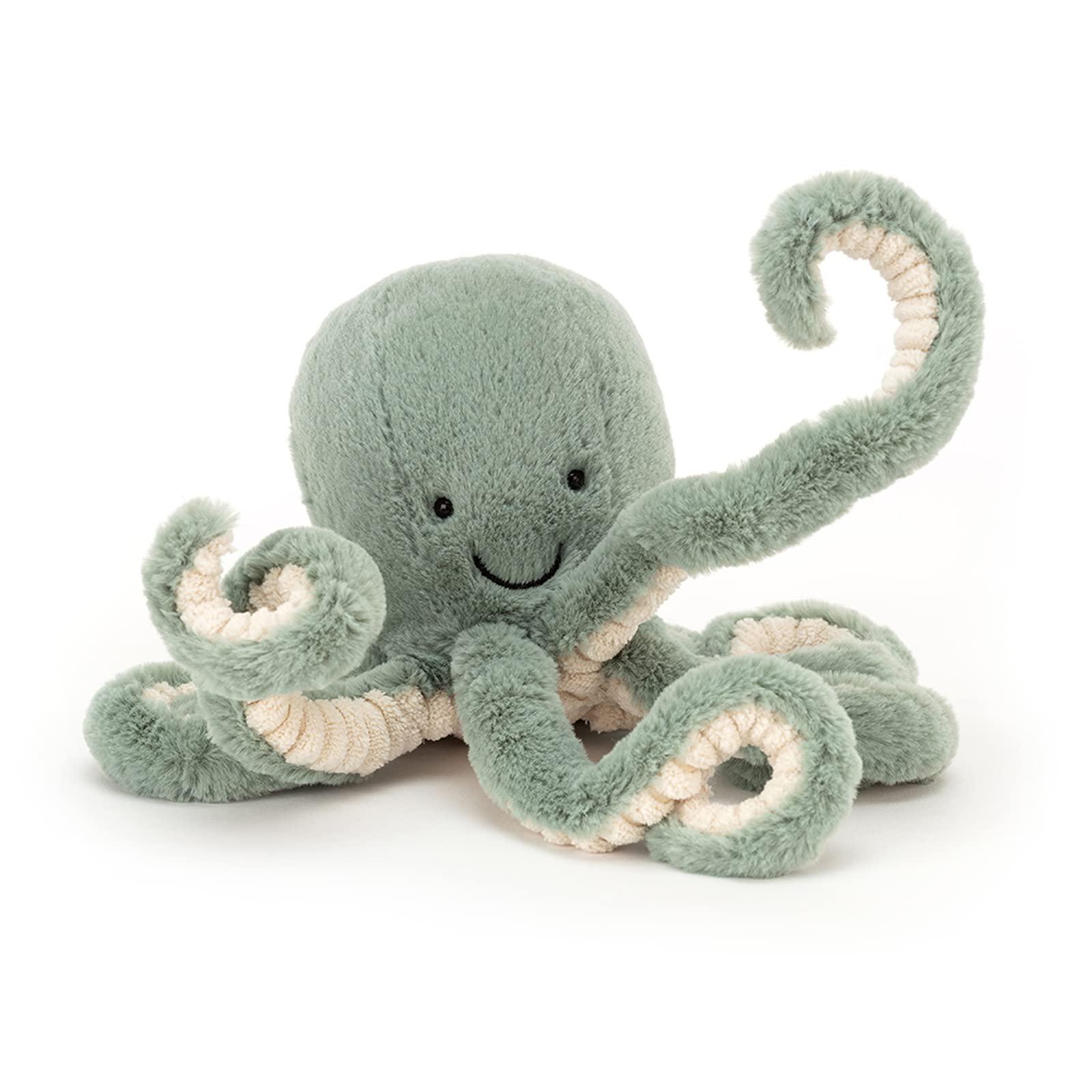 jellycat odyssey octopus stuffed animal, medium 9 inches