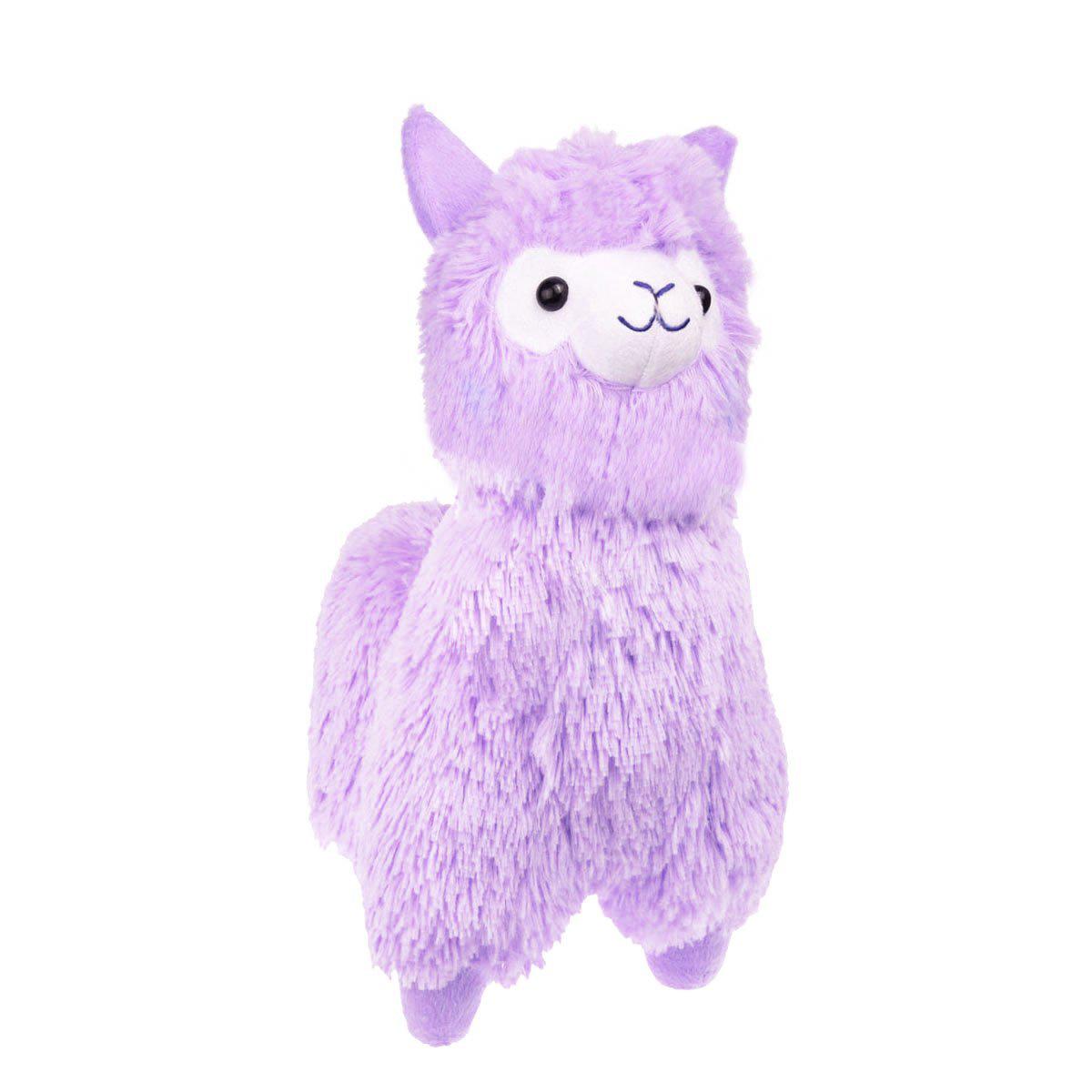 tollion cuddly soft purple alpaca llama lamb toy -7" stuffed animal cushion plush doll valentine gift new baby gift graduate 