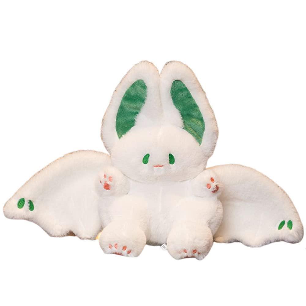 xizhi 13.7" cute stuffed animal bat plushie doll with wings and long tail bat rabbit soft hugging plush gift for kids girls h