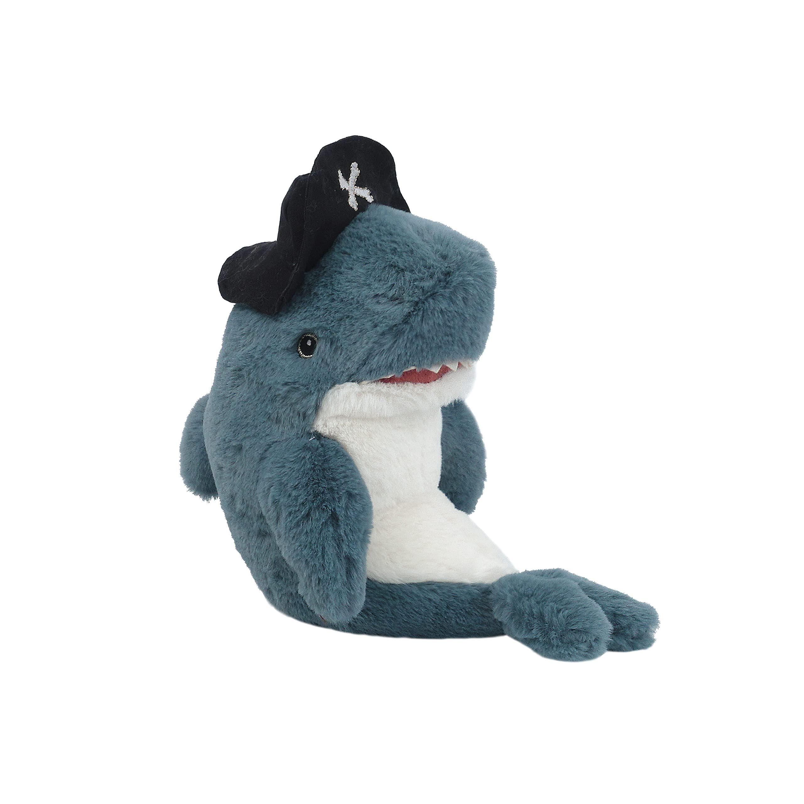 mon ami captain o'fish pirate shark stuffed animal toy - 12, handcrafted premium plush toy, soft cuddly toy gifts for little 