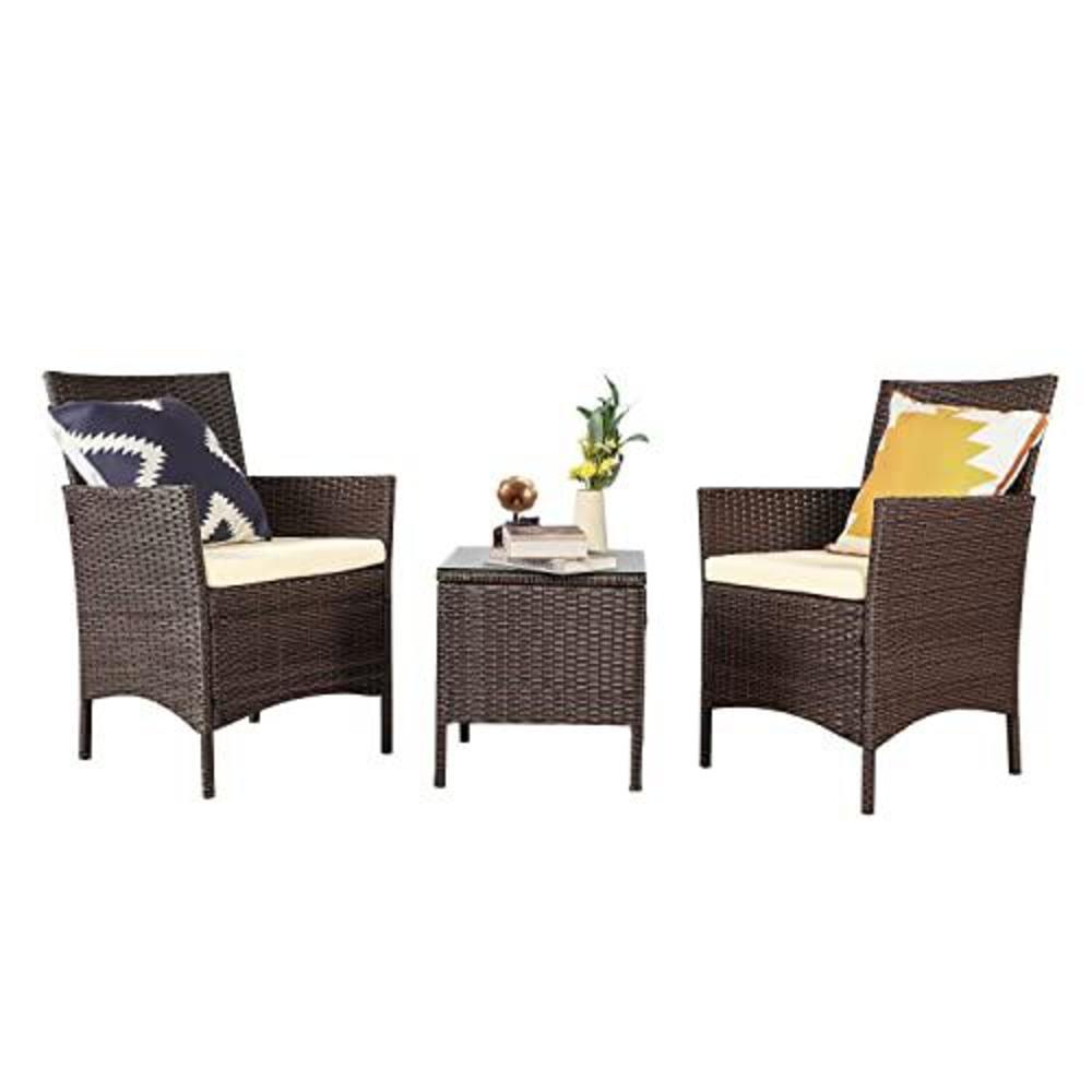 paolfox 3 pieces patio furniture sets,wicker patio set,pe rattan patio furniture,patio bistro sets,porch furniture,outdoor co