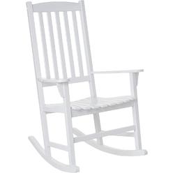 cambridge casual bentley porch rocking chair, cream white