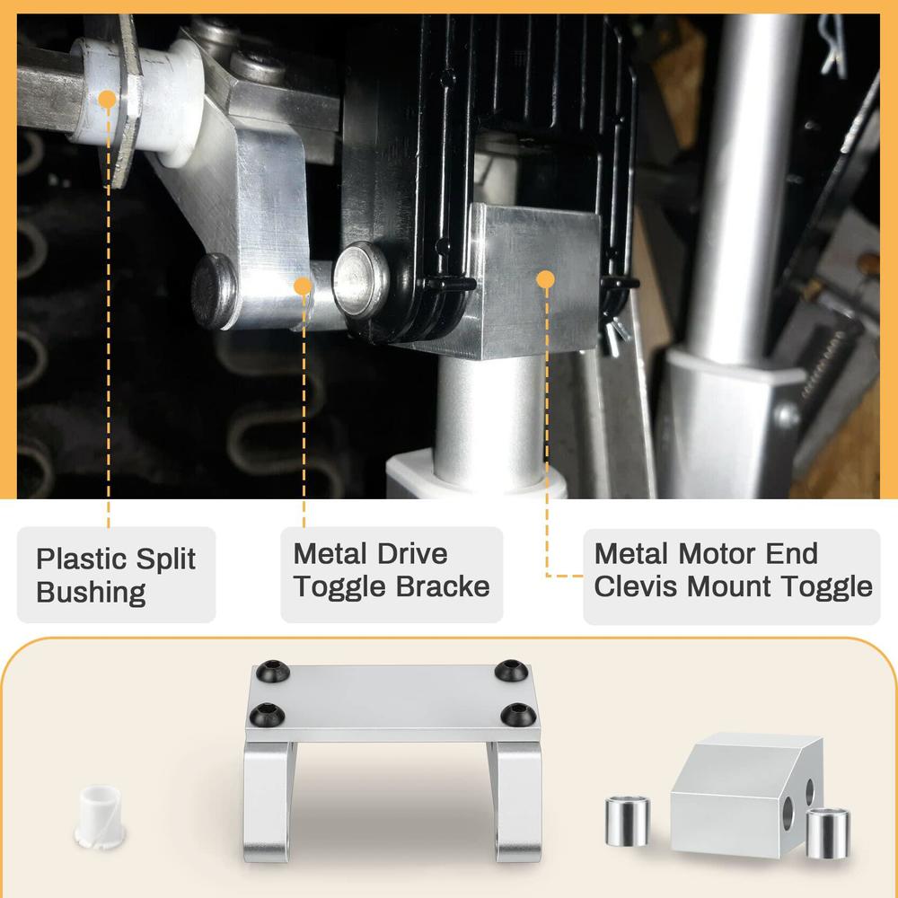 Electric Recliner Parts Metal Drive Toggle And Clevis Mount And Metal Toggle Drive Connector Fits La-Z-Boy/Lazyboy Power Recliners, Fits For All L-Z-Boy Recliners Lazy Boy Recliner Chair - Foto 8