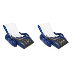 intex floating recliner lounge for swimming pools, 2-pack