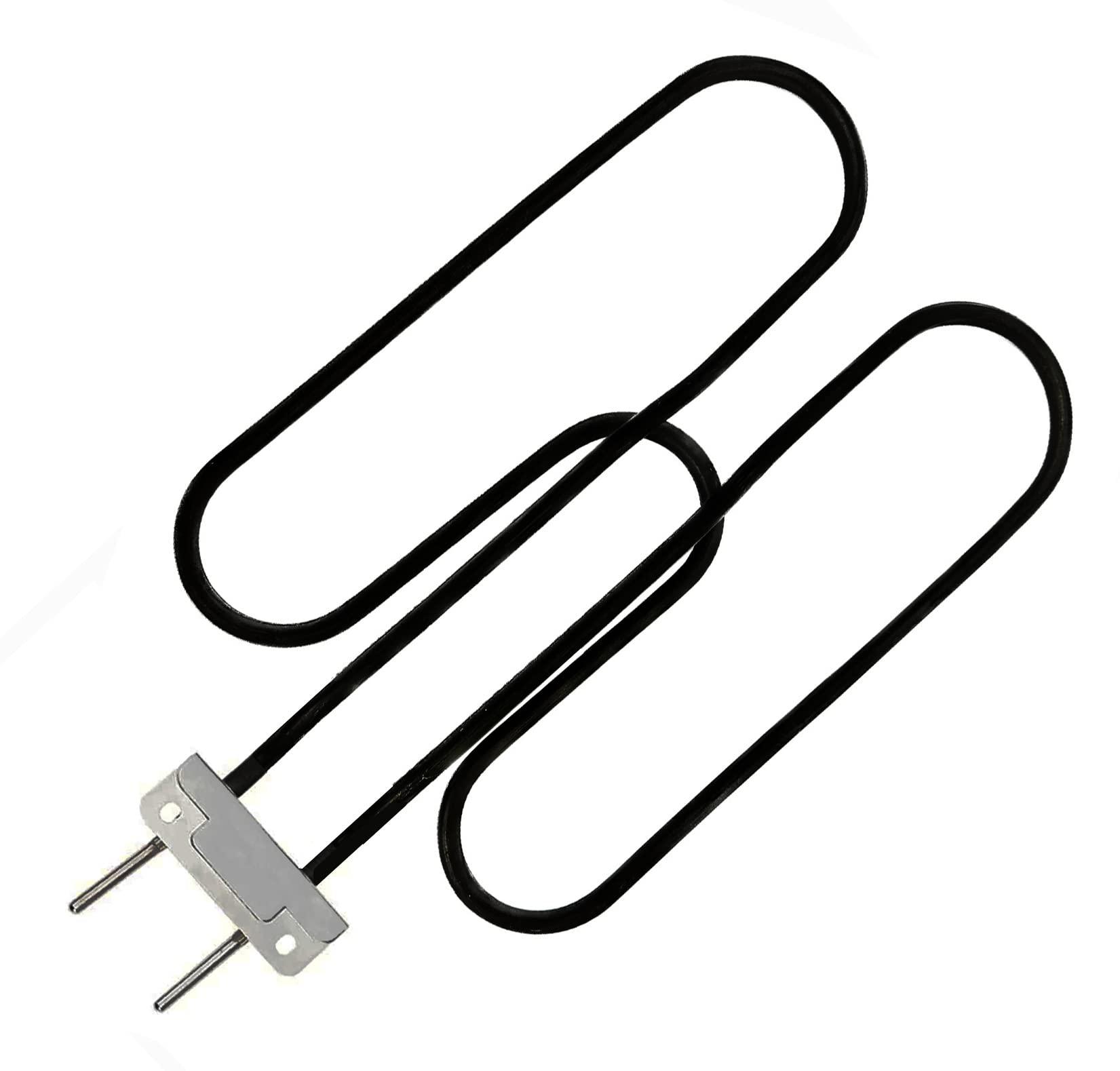 dayvlen electric grill heating element replacement part for weber 80342, 80343, 65620, q140, q1400 grills (8" w x 15 3/4" l)