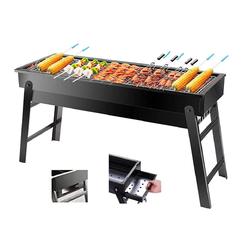 Ruutcasy charcoal grill,portable barbecue grill folding bbq grill,small barbecue grill,outdoor grill tools for camping hiking picnics 