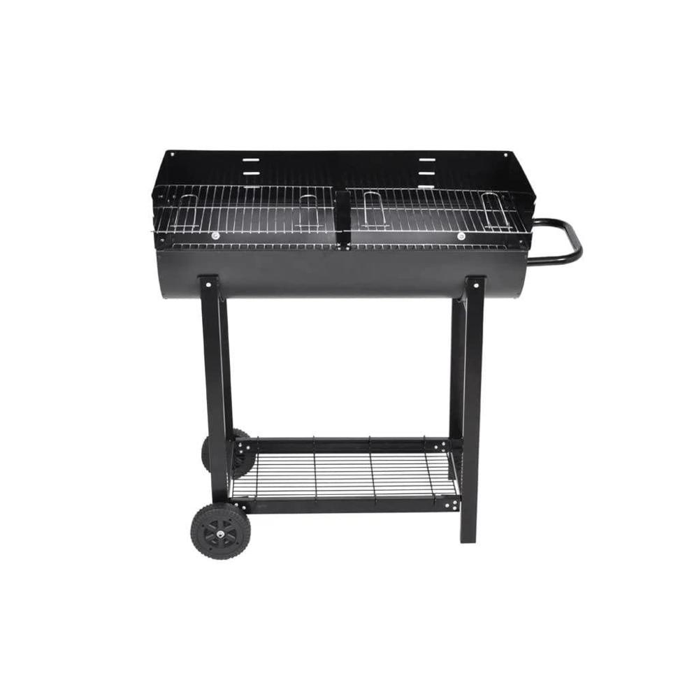vidaxl charcoal bbq, charcoal grill for outdoor camping picnic patio, barbecue grill for home party, smoker for deck backyard