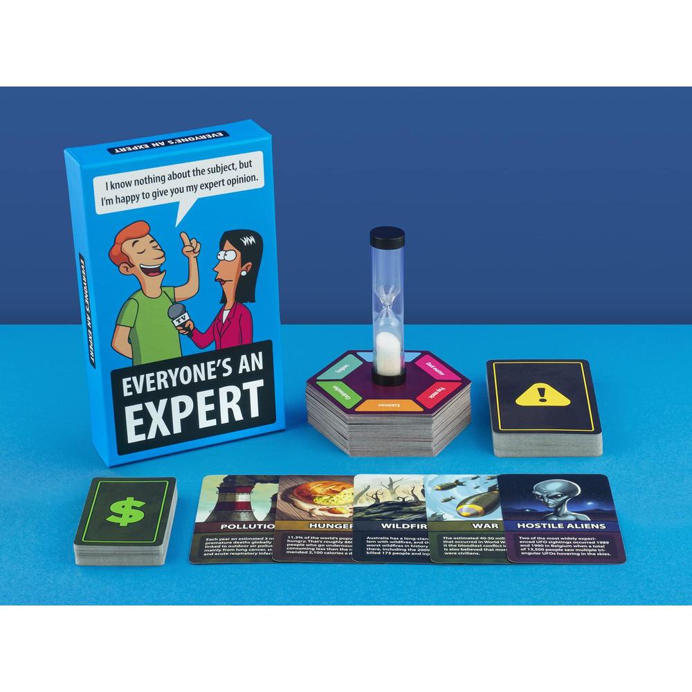 mindmade everyone's an expert - a hilarious and political debate game for know-it-alls