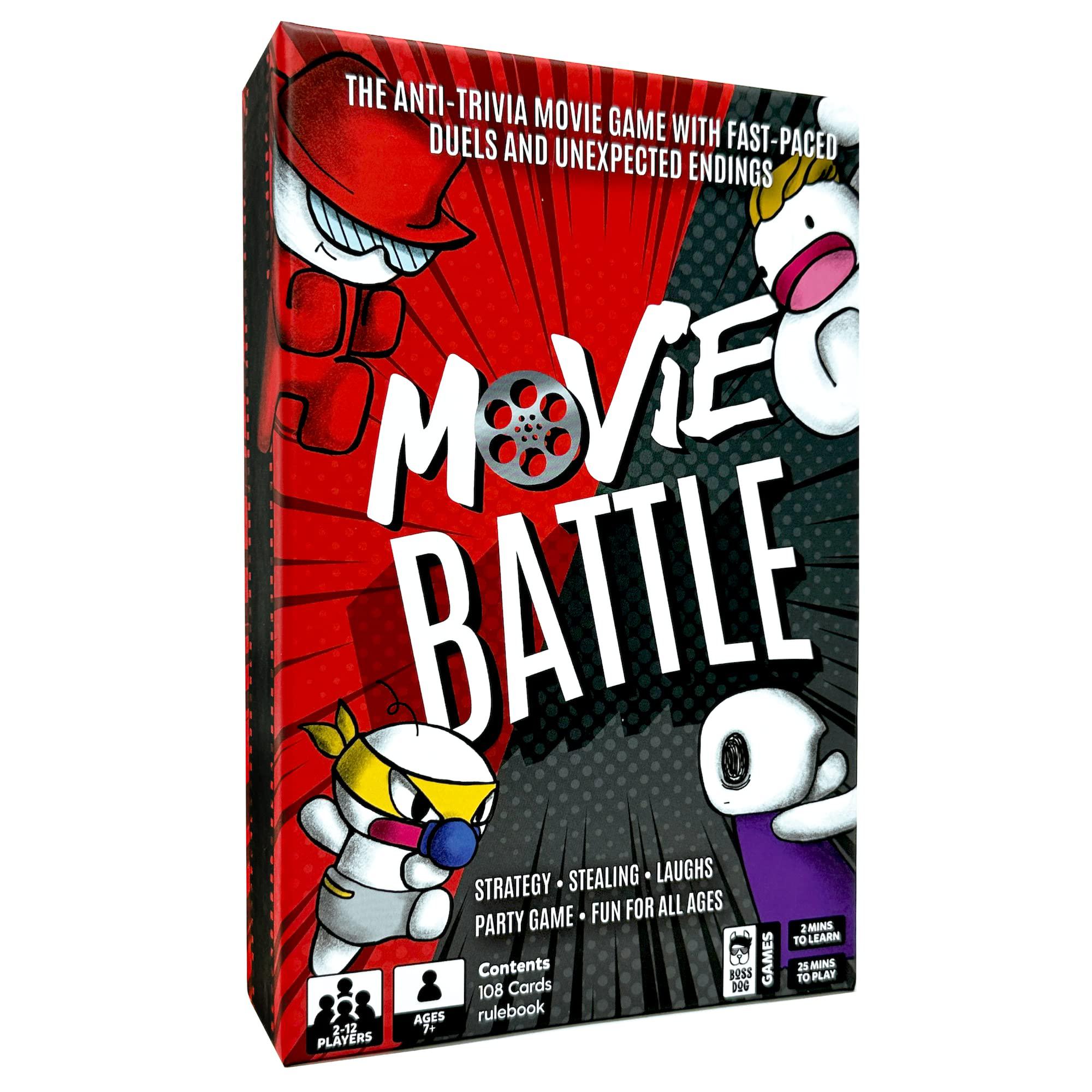 BOSS DOG GAMES boss dogs movie battle game: the anti-trivia movie game with fast paced duels and unexpected endings - a movie party game for