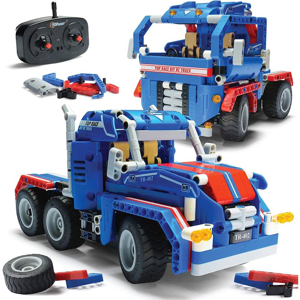 Top Race stem building toys for boys building sets truck 2 in 1 stem kits for boys gift toys for boys ages 6 7 8 9 10 11 12 13 14 year