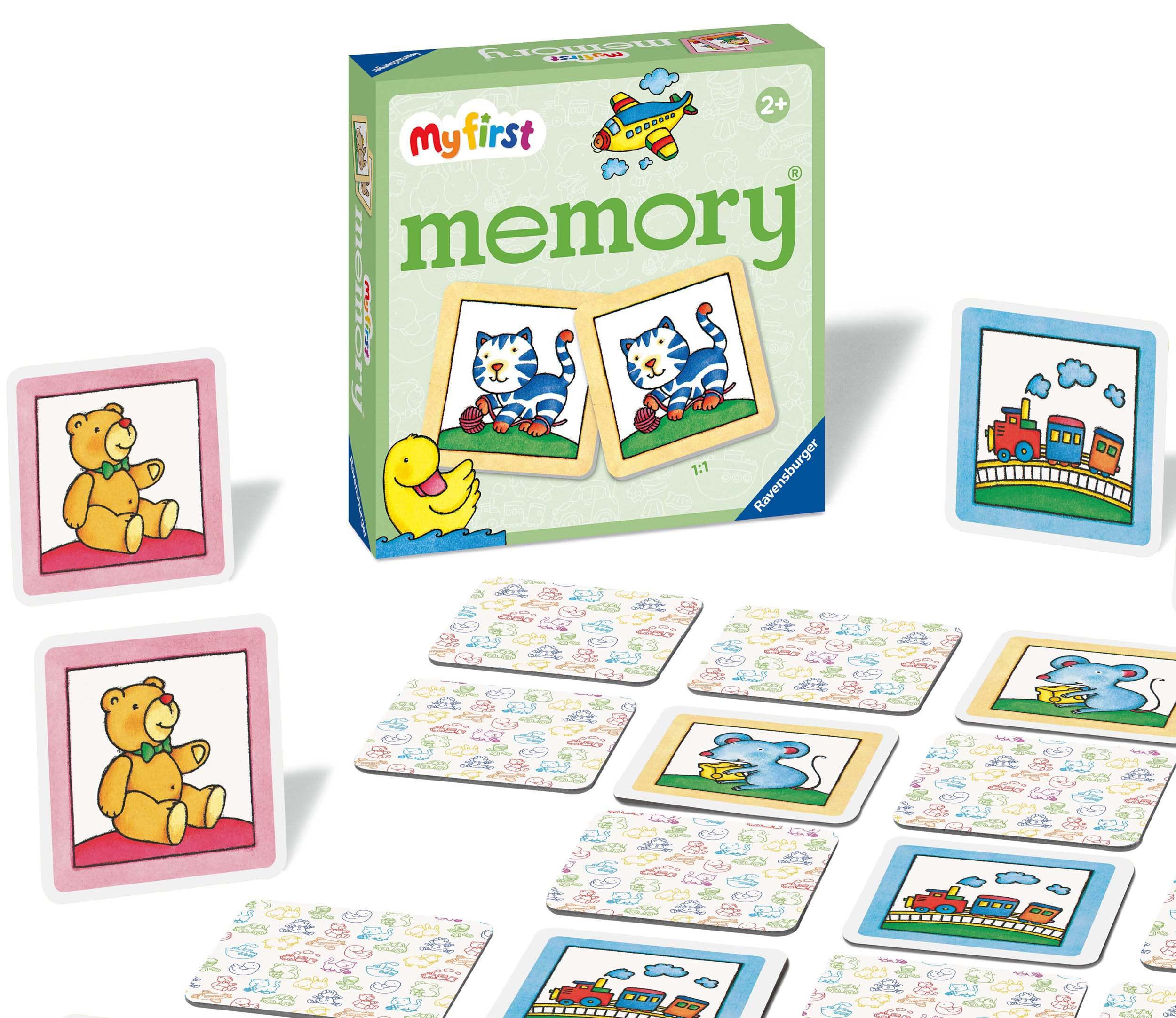 ravensburger favorite things my first memory game for kids ages 2 and up - a fun & fast picture matching game