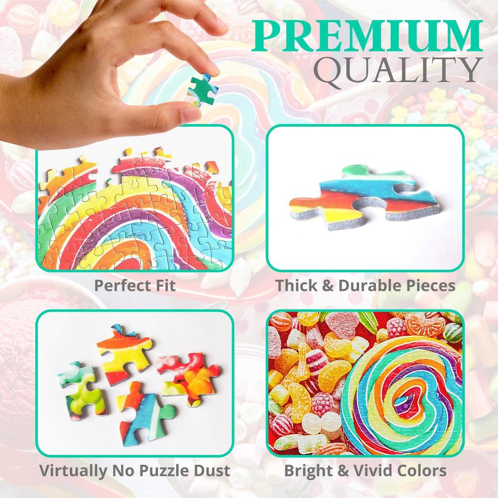 color tree design crazy colorful candy puzzles for adults 1000 piece - one of the best 1000 piece jigsaw puzzles candy - 1000
