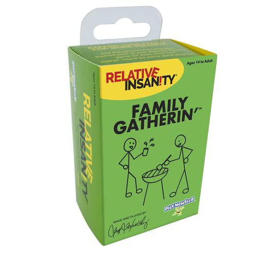 PlayMonster relative insanity - family gatherin' - laugh-out-loud party game all about family - ages 14+