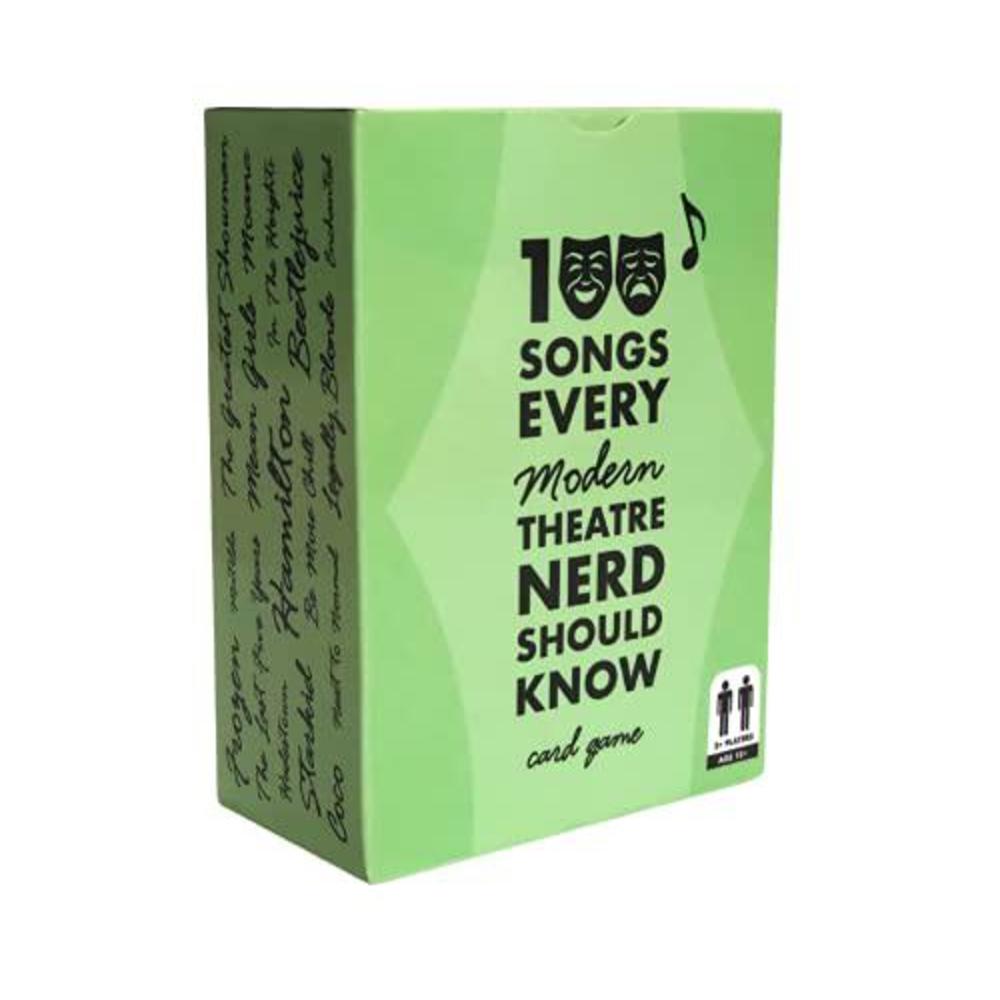 spinningrock, 100 songs every theatre nerd should know - ultimate musical theatre card game - modern deck