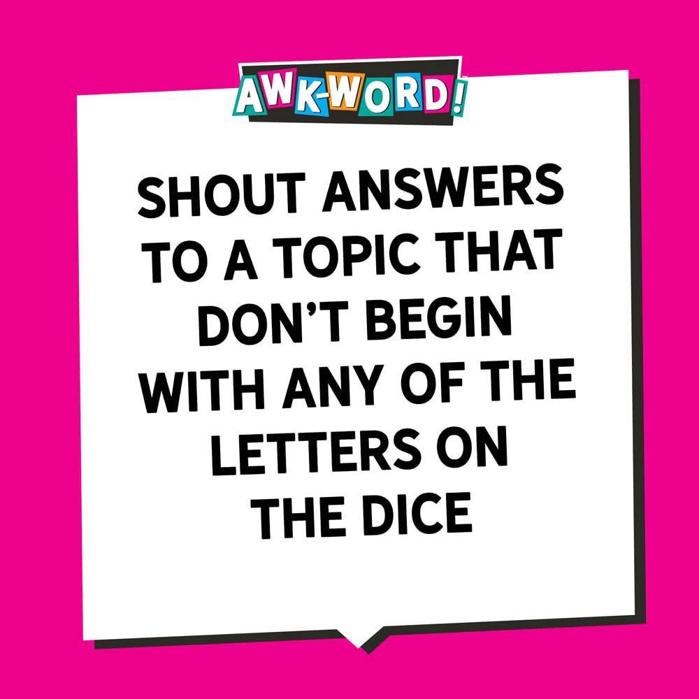 Ridley\'s awk-word game: act fast & shout out or things could get awk-word!