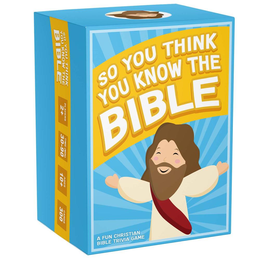 so you think you know the bible - a fun bible trivia game for families, fellowships and bible study - a great christian gift