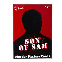 regal games - son of sam - murder mystery card game - for holidays, game nights, and parties - 5x 2 card size - 54 count - id