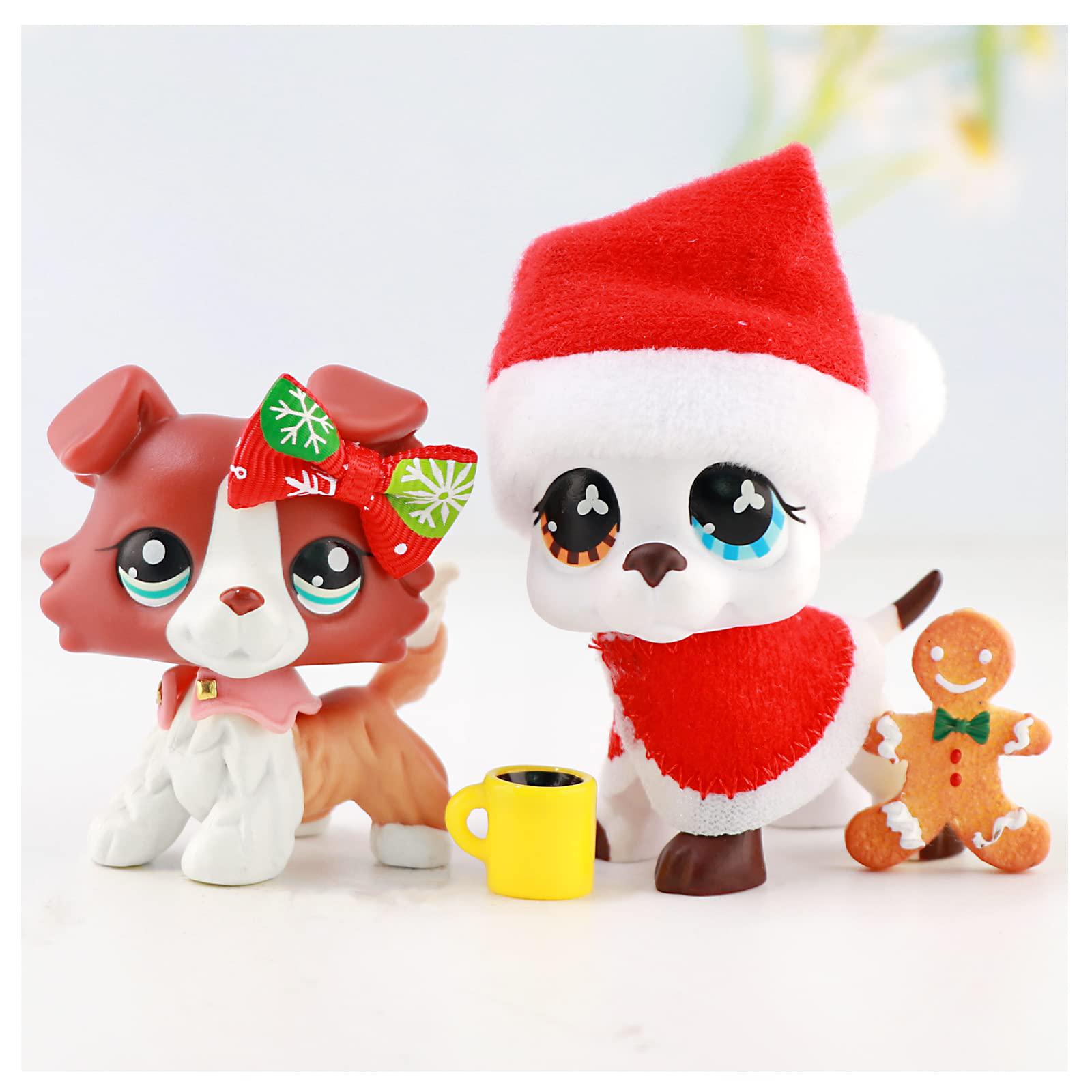 azarua us lps great dane 577 lps collie 1542 lps dogs puppy with lps  accessories kids xmas birthday gift