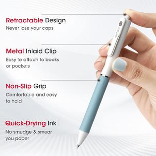 WRITECH RNAB0B3MQBHSD writech gel pens fine point: 0.5mm 8 black