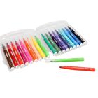 RNAB09R9B6FM3 gcolour 18 colors watercolor markers, school and art  suppliers, back to school, soft nylon brush tips for coloring, calligrap