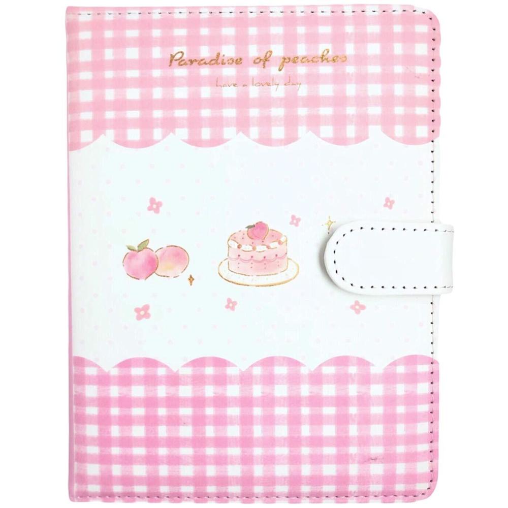 Keta cute journal notebook, kawaii journal, peach journal notebook, cute dairy for girl, premium quality paper, 5 x 6.7 inch, 112 