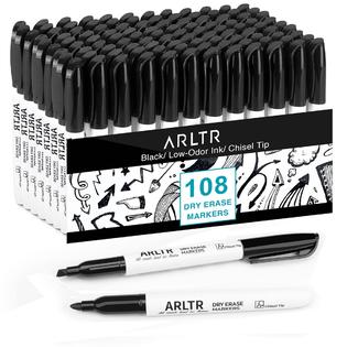 RNAB0BMTSC2ZP arltr dry erase markers bulk, 108 pack black