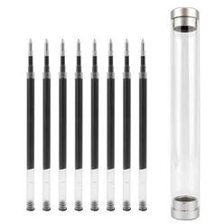 PenghaiYunfei 8 pieces replaceable ballpoint pen refills work for most brands pens with smooth writing,free-flowing german ink with medium 