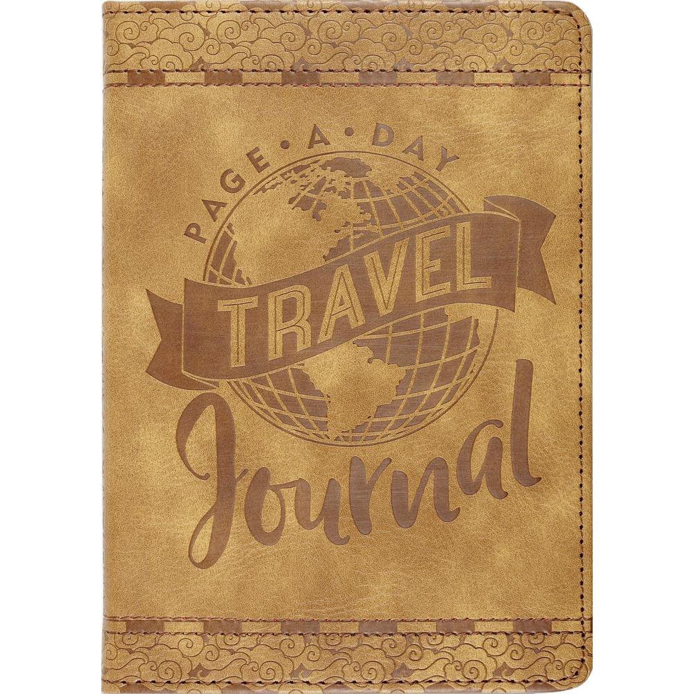 Peter Pauper Press page-a-day artisan travel journal (diary, vegan leather notebook)