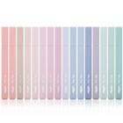 mr. pen- aesthetic highlighters, 16 pcs, chisel tip, morandi colors, no  bleed bible highlighter pastel, assorted colors, cute