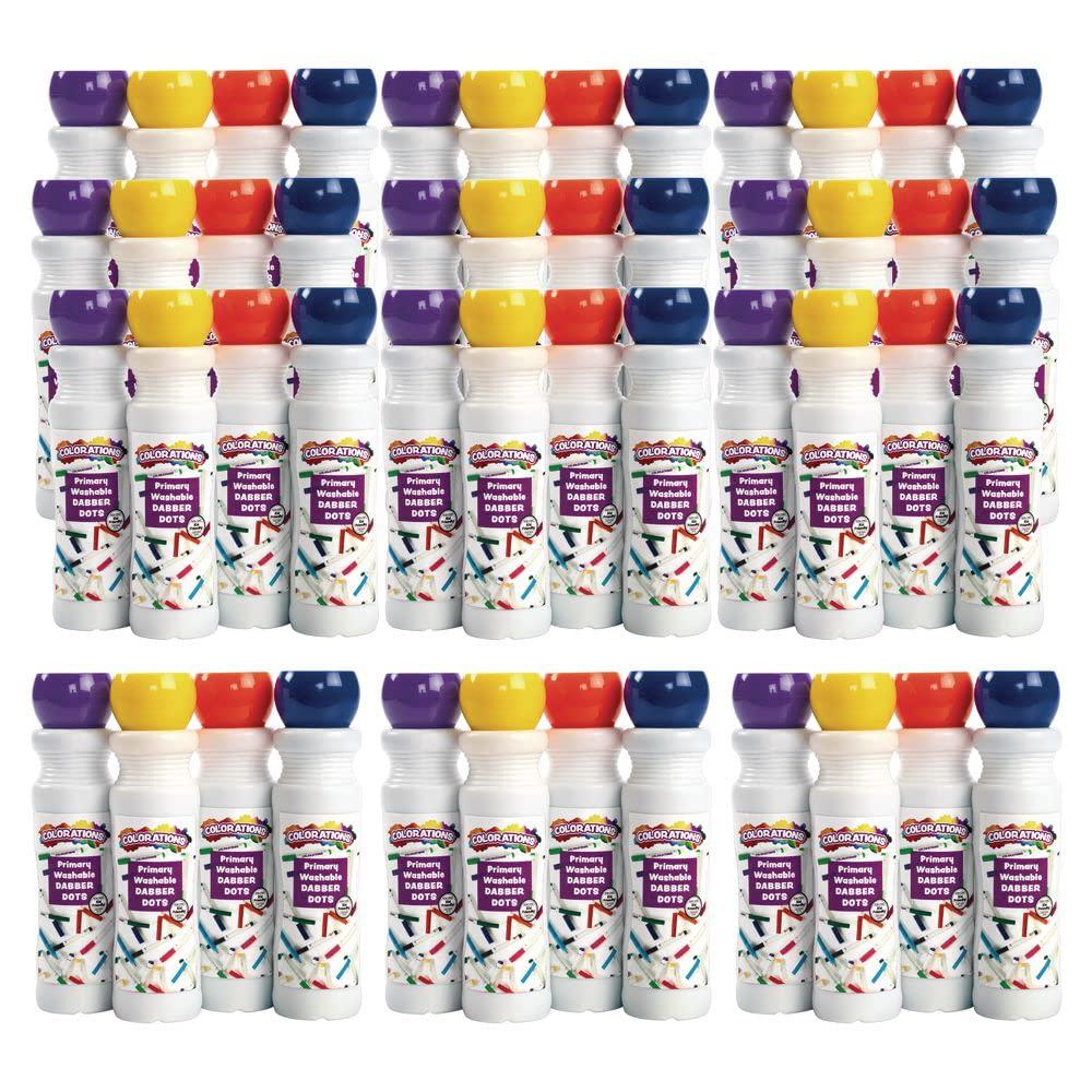 Colorations Dabber Dot Markers ea 4 Clrs, 12 Sets