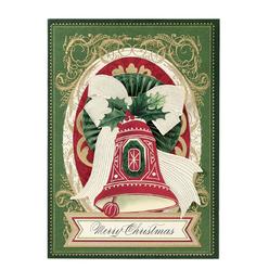 Anna Griffin handmade christmas bell christmas card by anna griffin - set of 1 card and envelopes