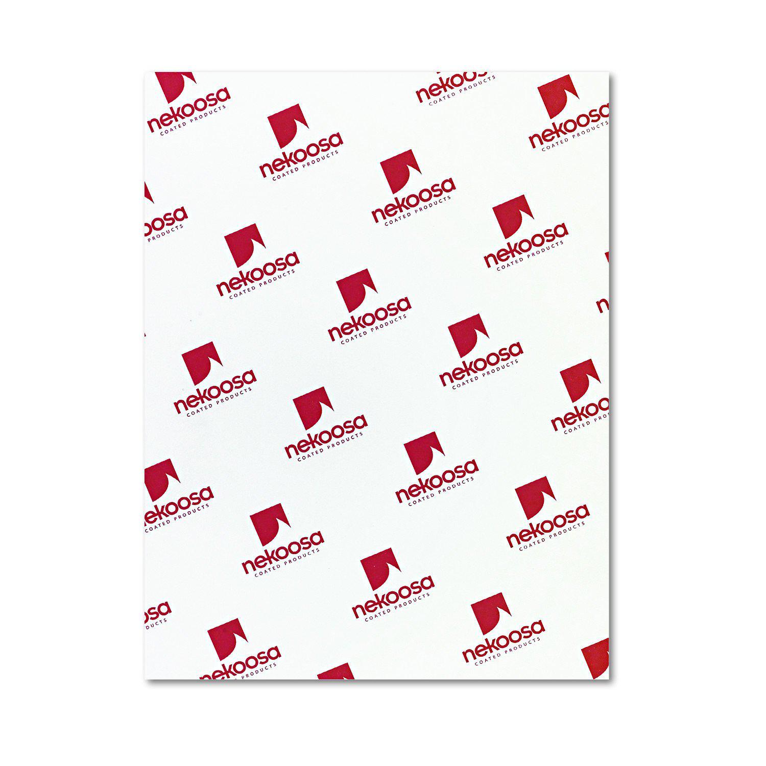 nekoosa 17393 fast pack digital carbonless paper, 8-1/2 x 11, white (case of 2500 sheets)