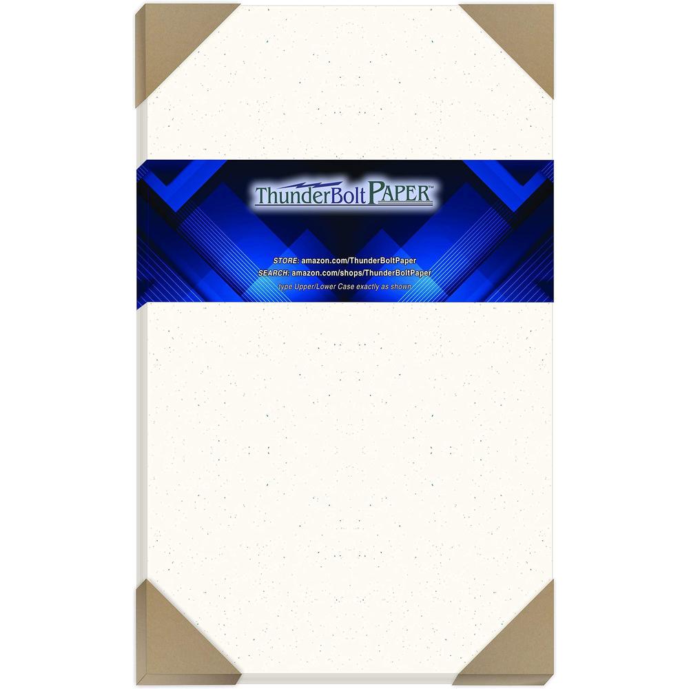 ThunderBolt Paper 25 confetti white 65lb cover|card paper - 11 x 14 inches scrapbook|picture-frame size - 65 lb/pound light weight cardstock - 