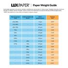 LUXPaper RNAB07ZZN35SY luxpaper a2 flat cards in 130lb. white for