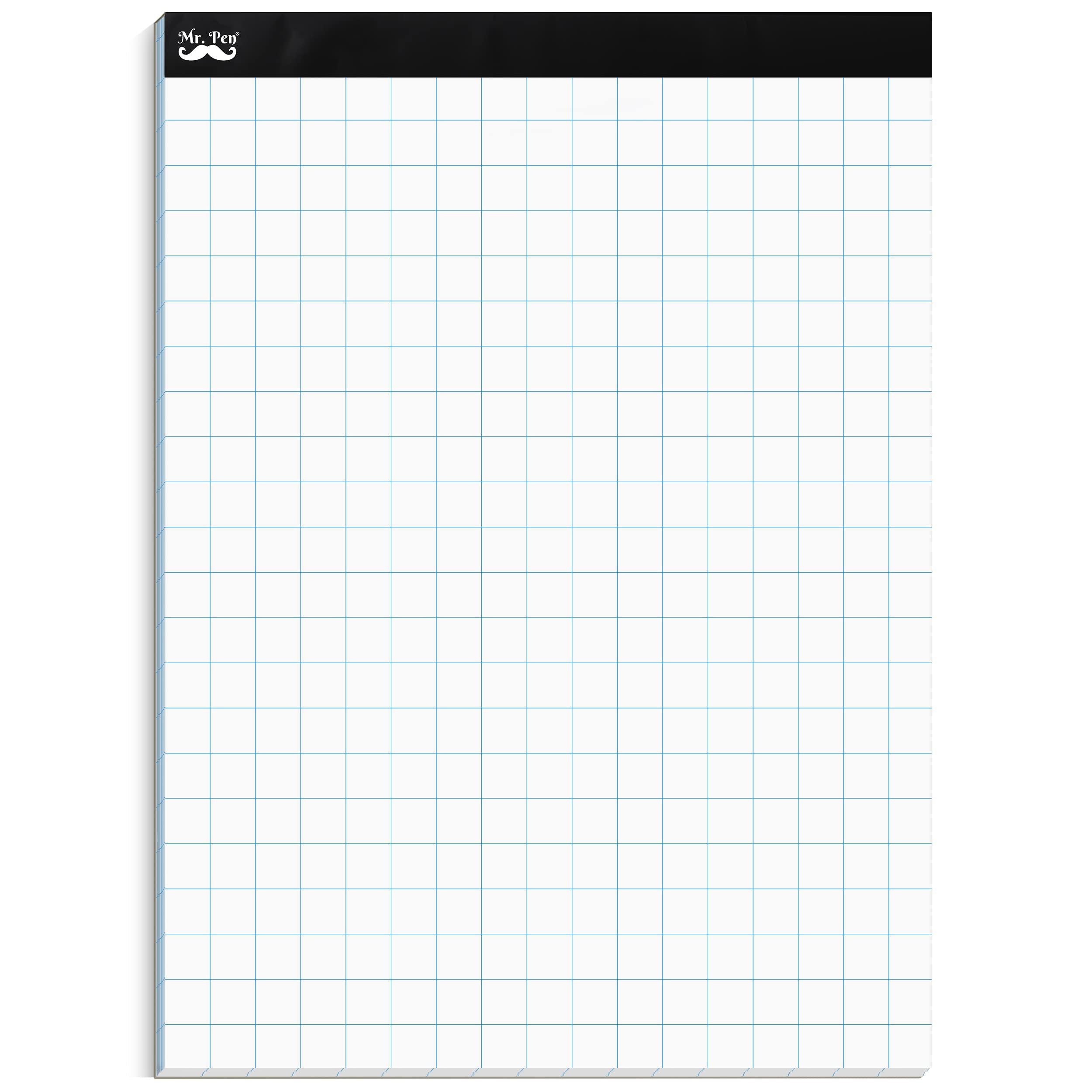 Mr. Pen- Graph Paper, 2x2 (2 Squares per inch), 8.5x11, 55 Sheets, Grid Paper, Graphing Paper, Graph Paper Pad, Math Graph