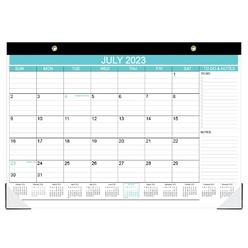 Nokingo desk calendar 2023-2024, runs from july 2023 to dec 2024, desk calendar with to-do list, 18 monthly desktop calendar, 17" x 1
